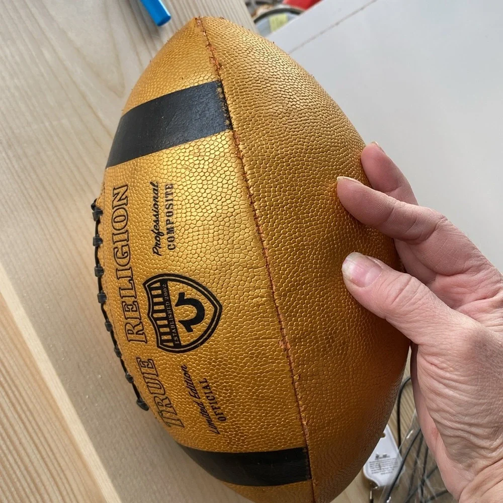 True Religion football!